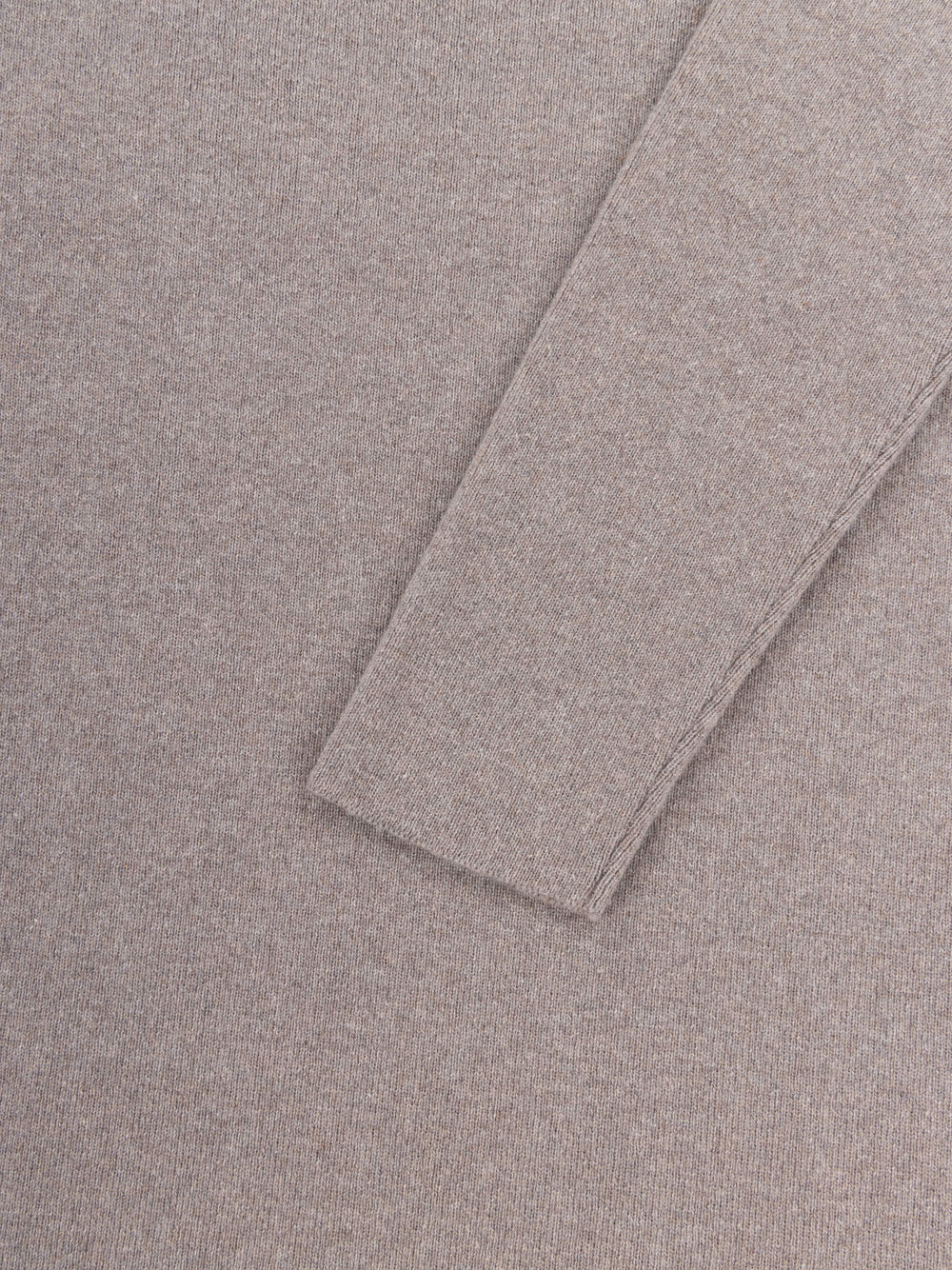 grey cashmere dress open cuff detail