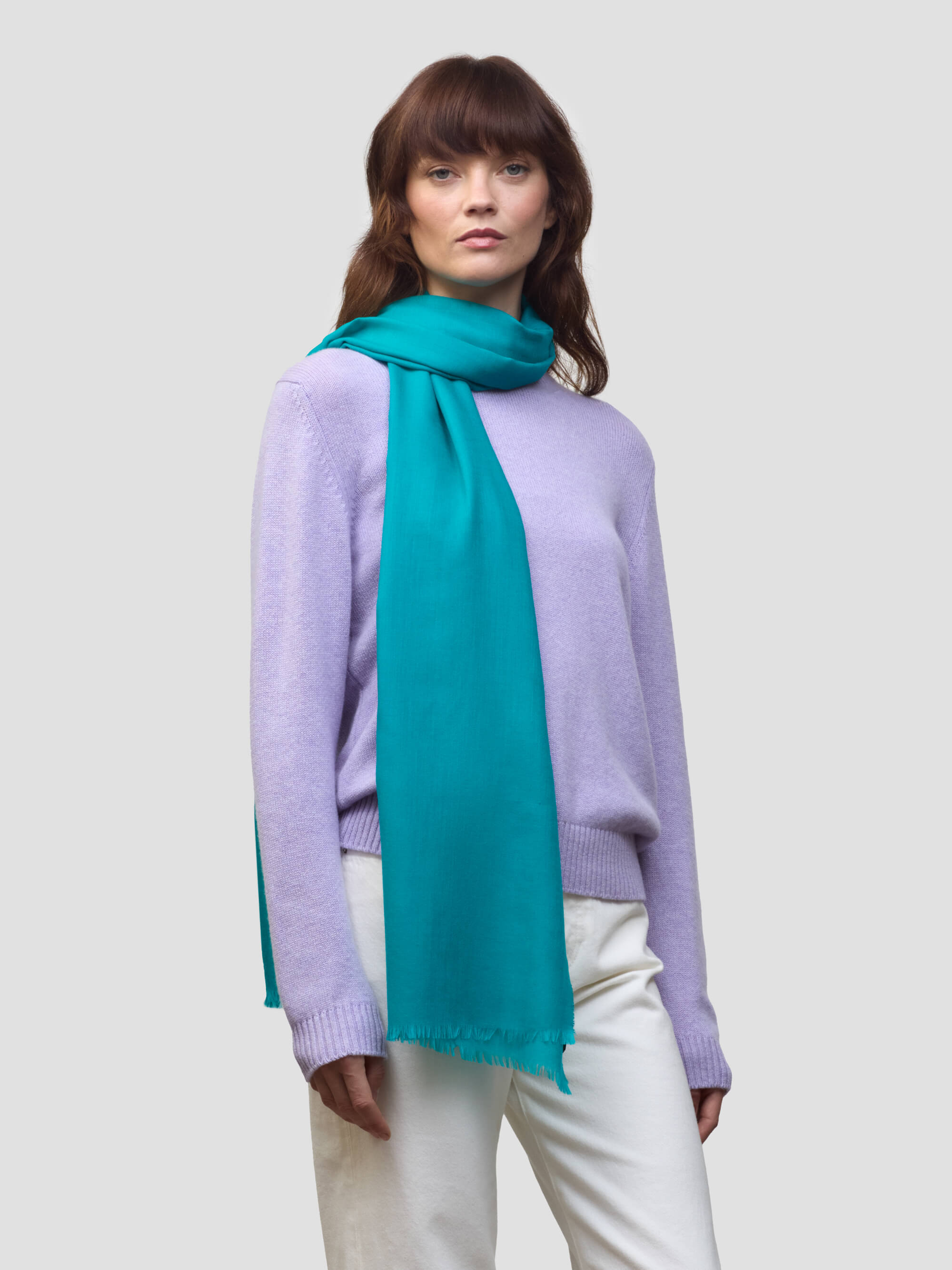 BEGG & CO マフラー（women） Begg x Co Wispy Collection - Lightweight Cashmere Scarves