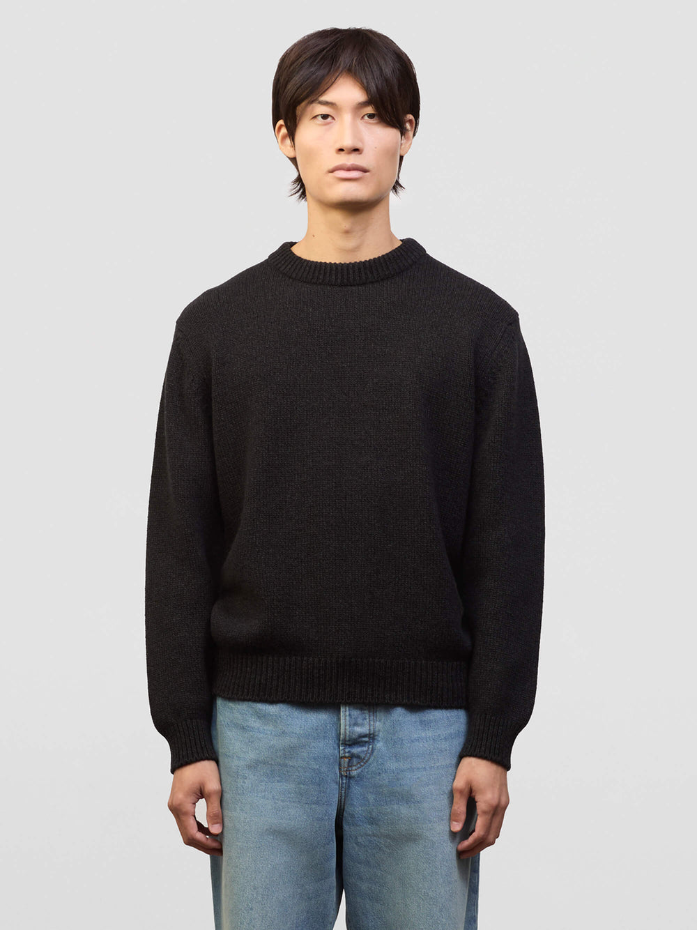 Mens Tweedy Cashmere Crew Neck Sweater Imachar Begg x Co