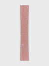 Pink textured scarf on a white background