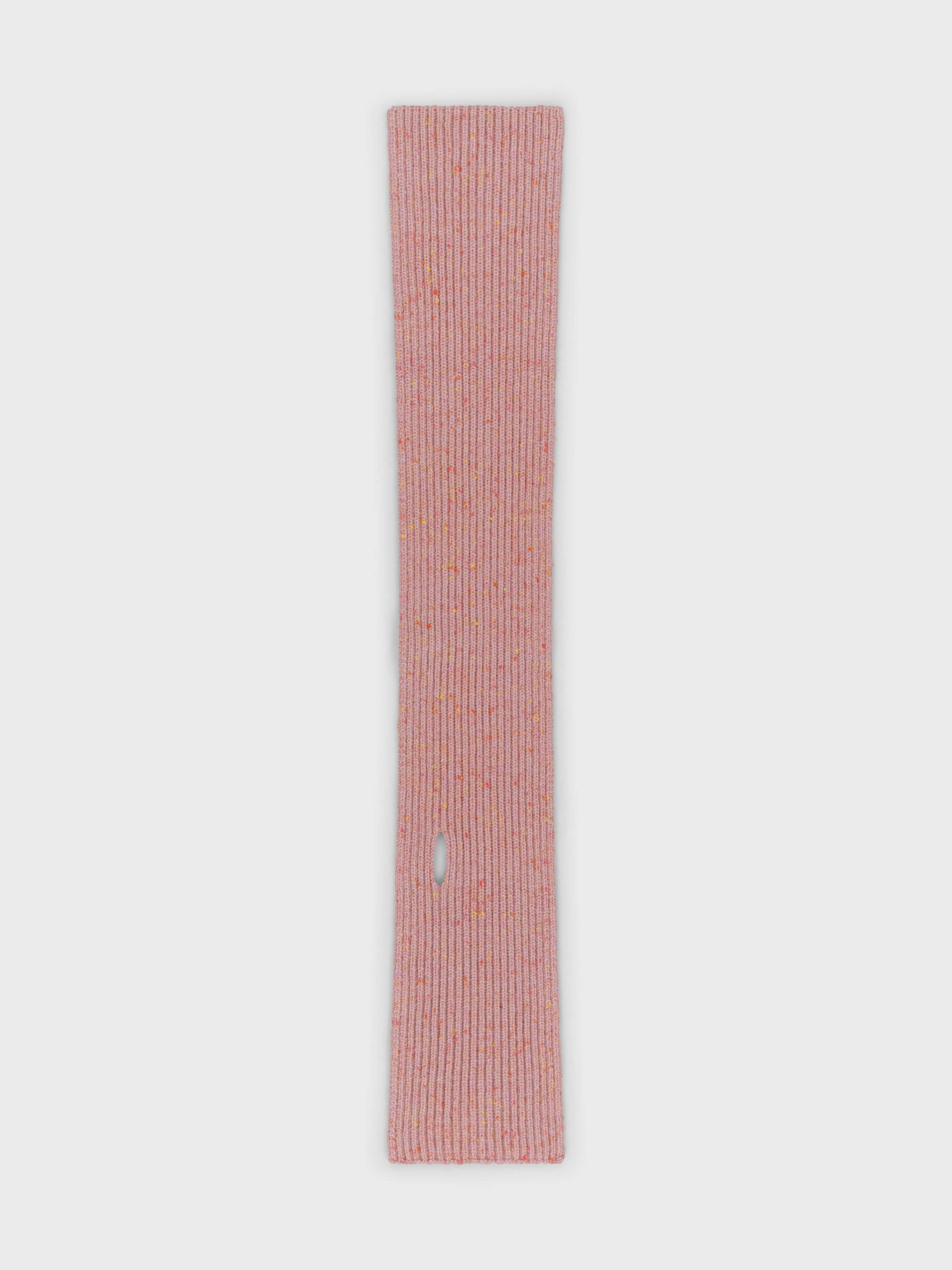 Pink textured scarf on a white background