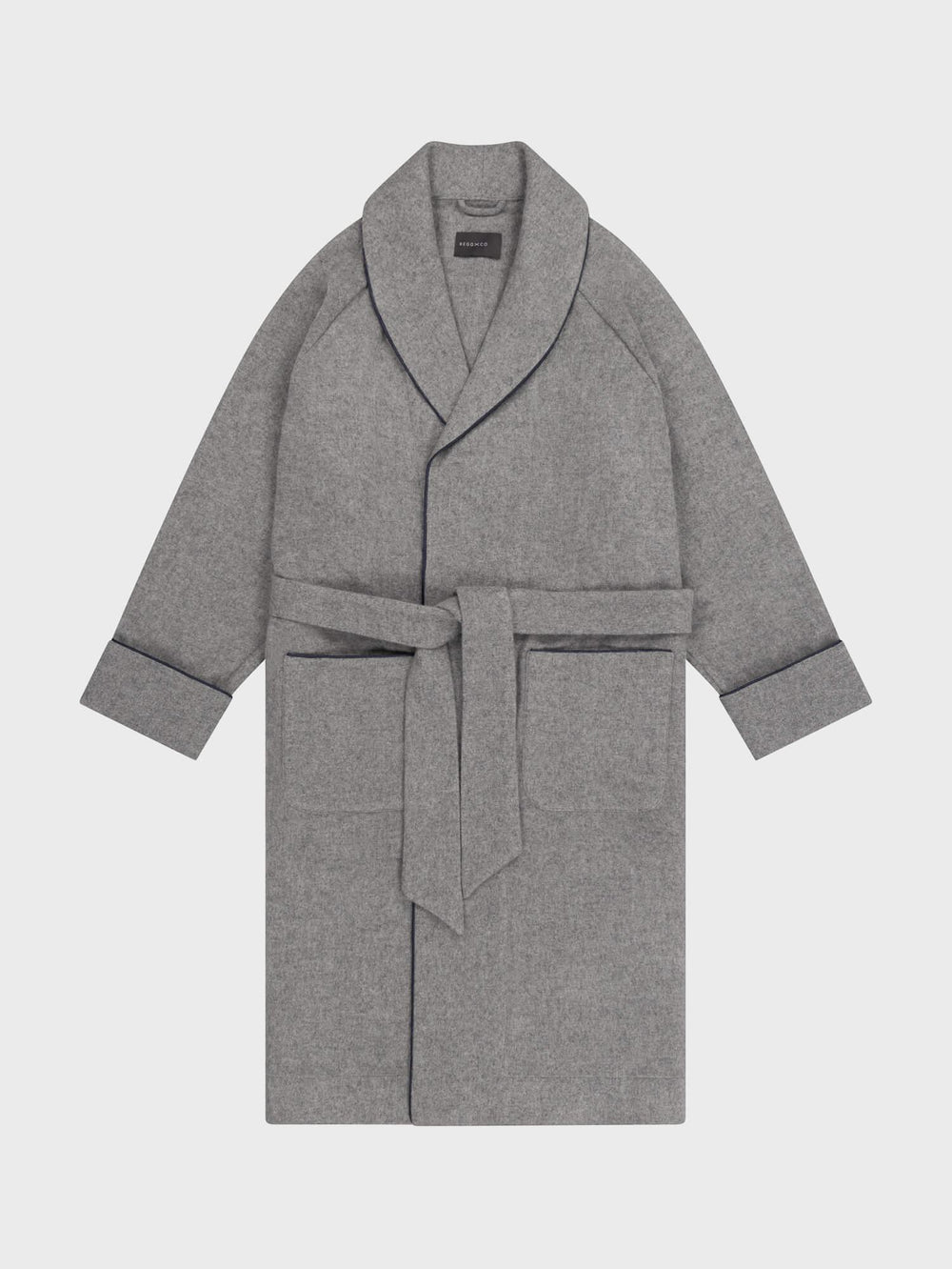 grey cashmere dressing gown White + Warren | Long Cashmere Robe | L