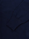 navy blue cashmere vneck cardigan cuff detail
