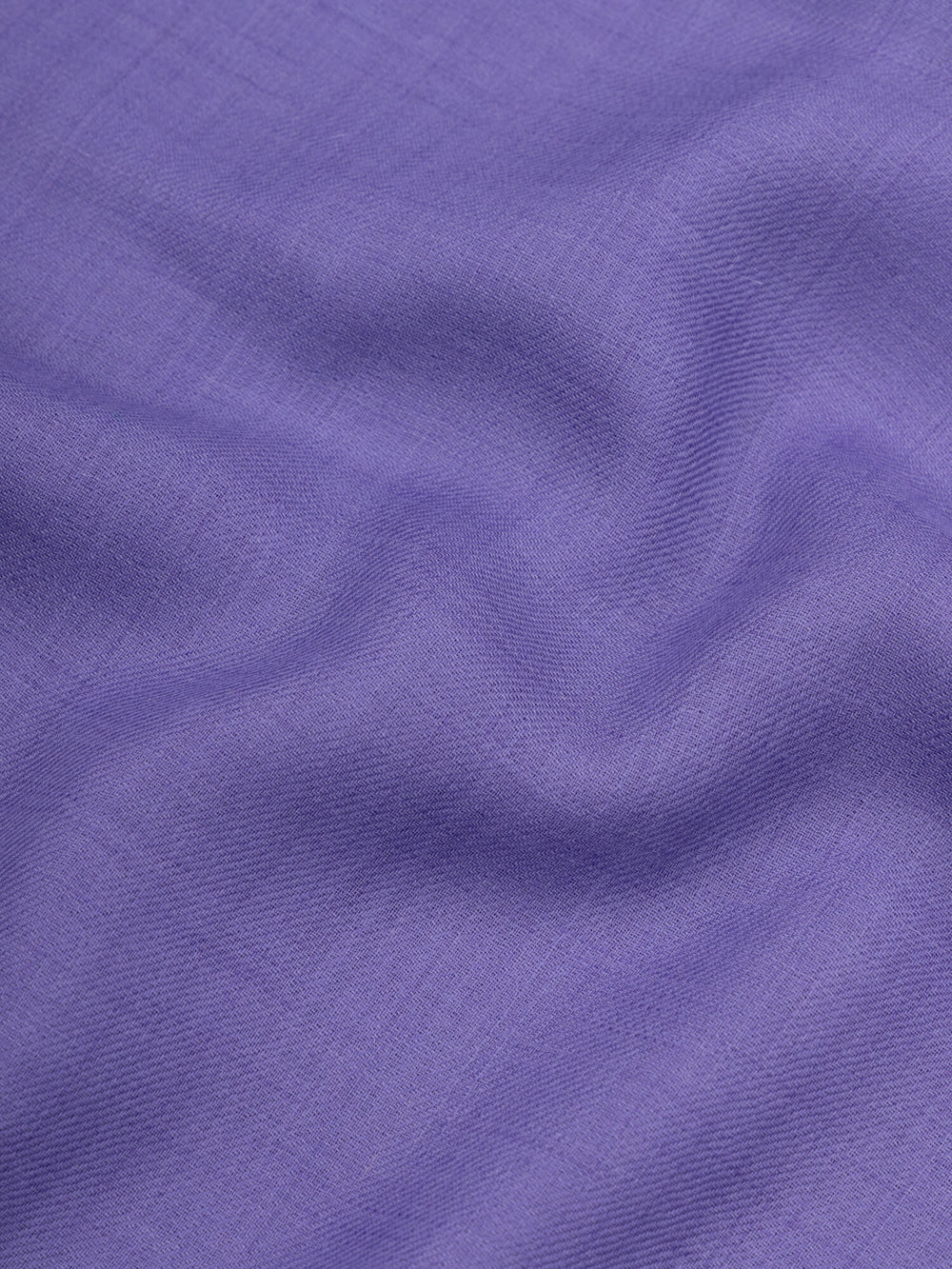 close up of a purple lightweight cashmere scarf