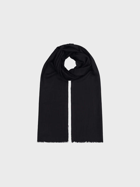 小物 bikkembergs scarf black WispyScarf100_Cashmere70x200-