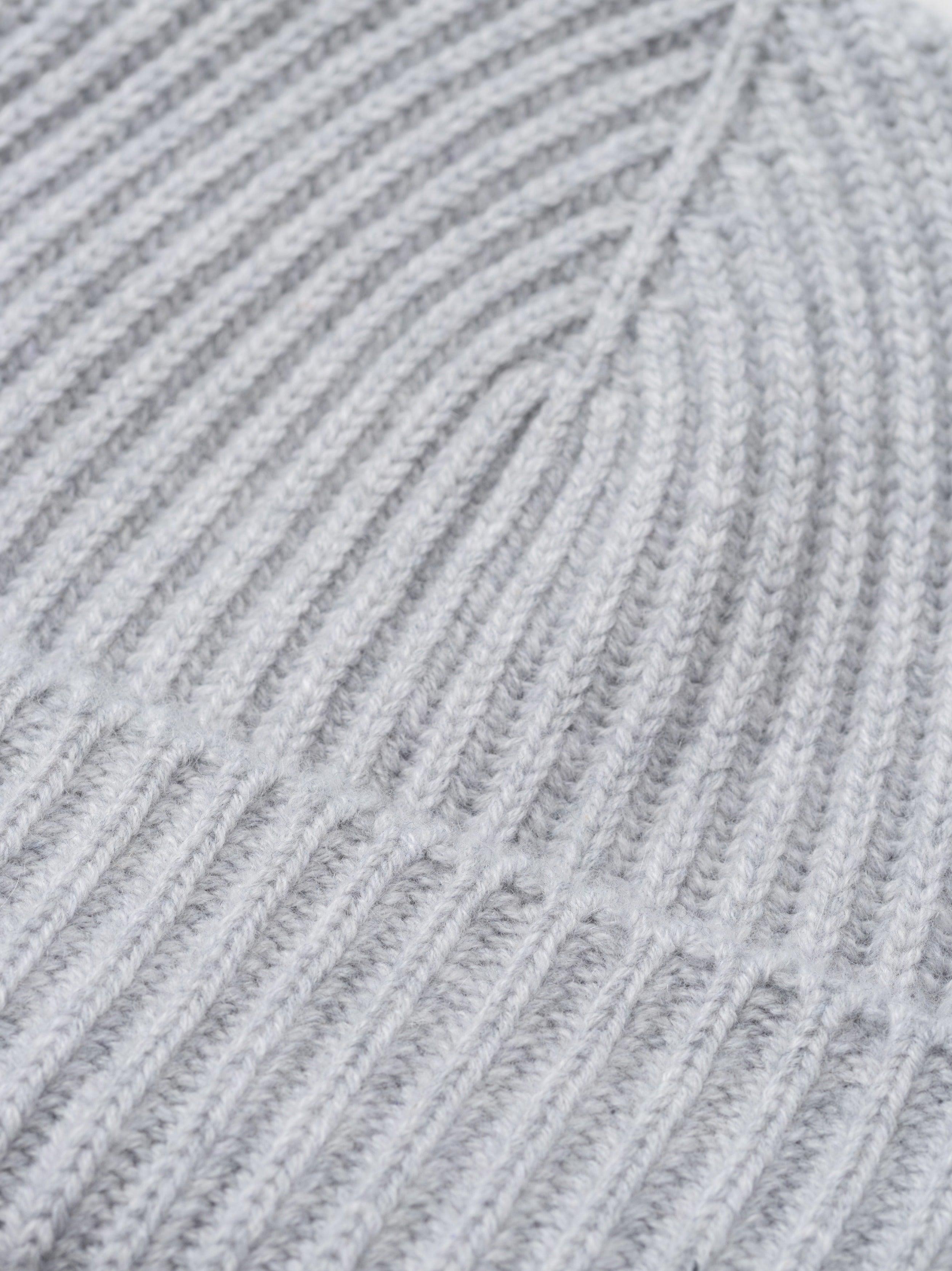 Mens Sanderling Grey Cashmere Alex Beanie Hat - Begg x Co