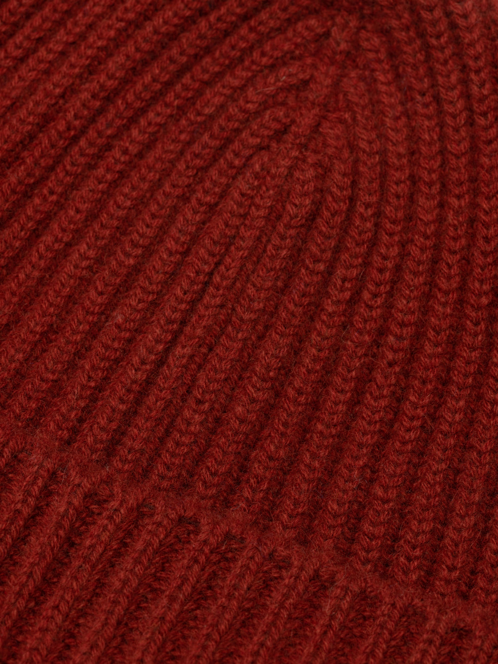 Women's Alex Cashmere Beanie Hat in Paprika by Begg x Co