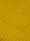 Mens Yellow Cashmere Alex Beanie Hat | Begg x Co 