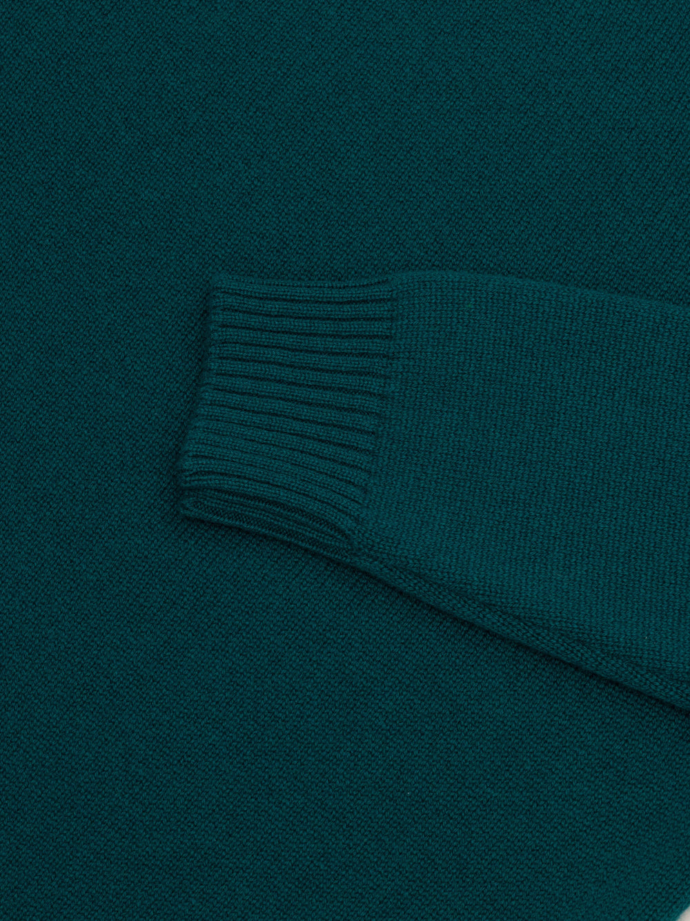 Mens Architect Zip Cashmere Sweater Rich Green | Begg x Co