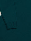 Mens Architect Zip Cashmere Sweater Rich Green | Begg x Co