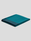 Arran Border Cashmere Blanket Slate Teal| Begg x Co