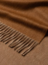 Women's Arran Reversible Cashmere Scarf Stone Vicuna | Begg x Co