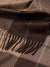 Men's Arran Talbot Cashmere Scarf Brown | Begg x Co