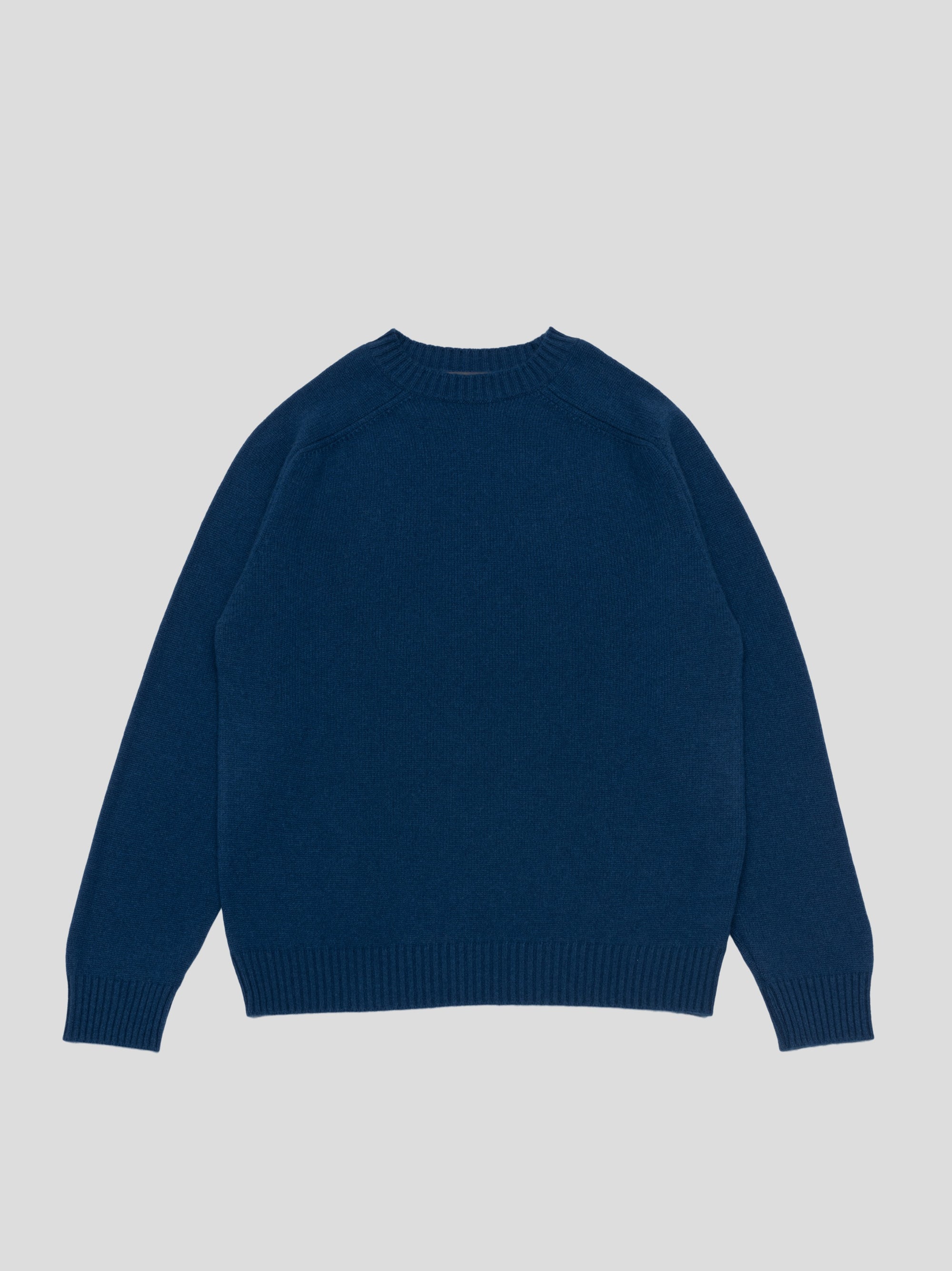 Mens Architect Crew Neck Knitted Cashmere Sweater Regatta | Begg x Co