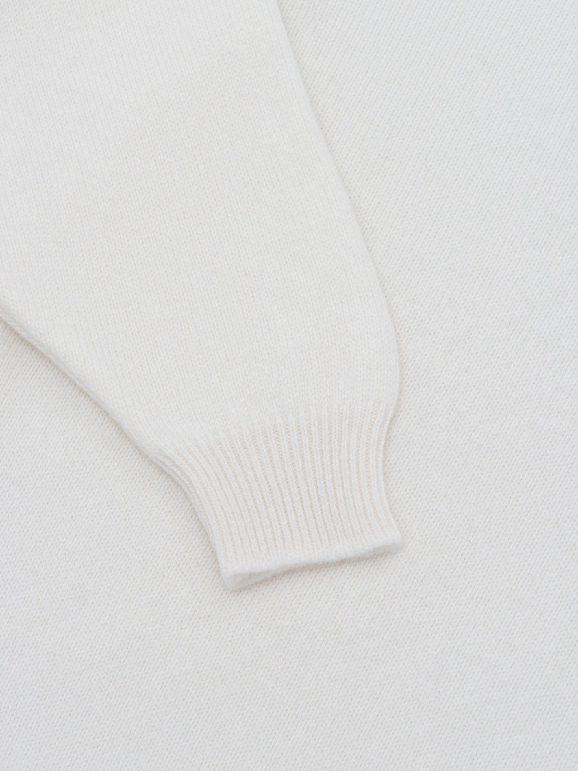 Womens Joy Slouch Cashmere Knitted Crewneck Sweater Frost | Begg x Co