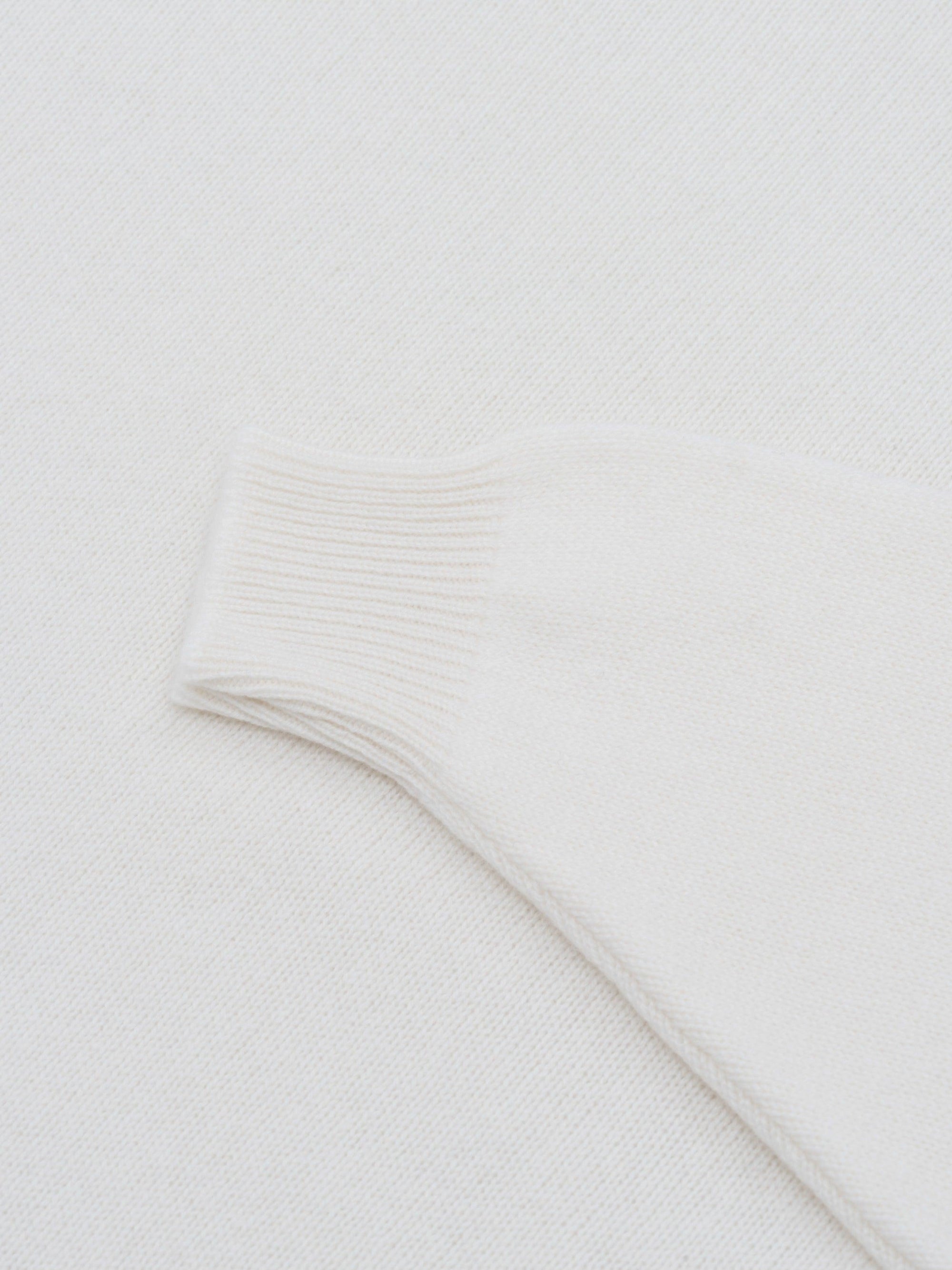 Womens Joy Slouch Cashmere Knitted Crewneck Sweater Frost | Begg x Co