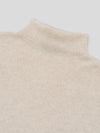Womens Joy Slouch Cashmere Knitted Mock Neck Sweater Natural | Begg x Co