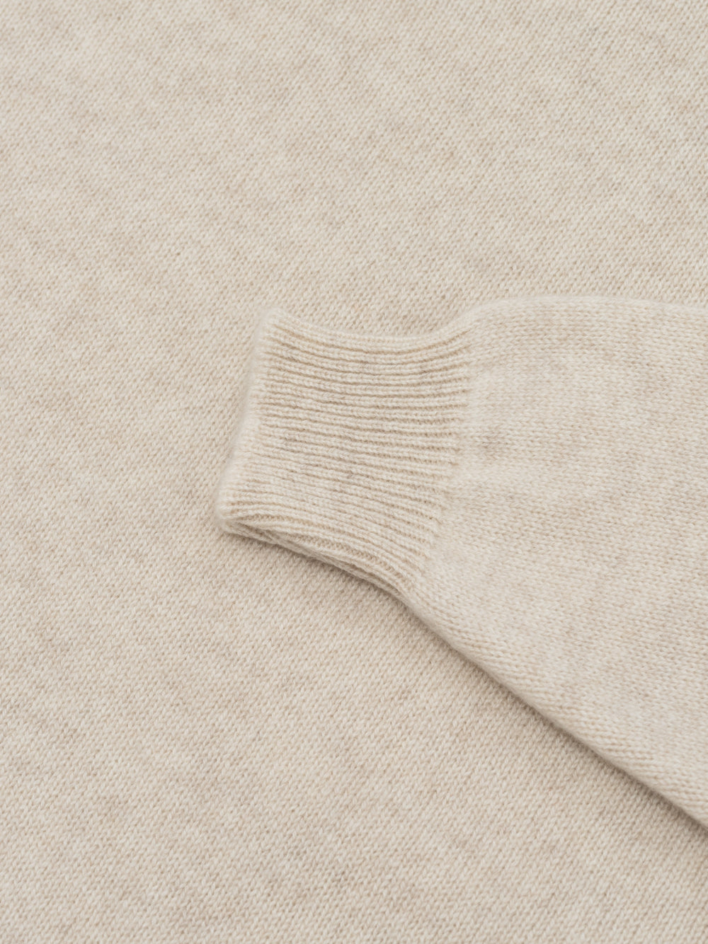 Womens Joy Slouch Cashmere Knitted Mock Neck Sweater Natural | Begg x Co