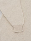 Womens Joy Slouch Cashmere Knitted Mock Neck Sweater Natural | Begg x Co