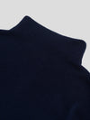 Womens Joy Slouch Cashmere Knitted Mock Neck Sweater Navy | Begg x Co