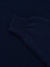 Womens Joy Slouch Cashmere Knitted Mock Neck Sweater Navy | Begg x Co