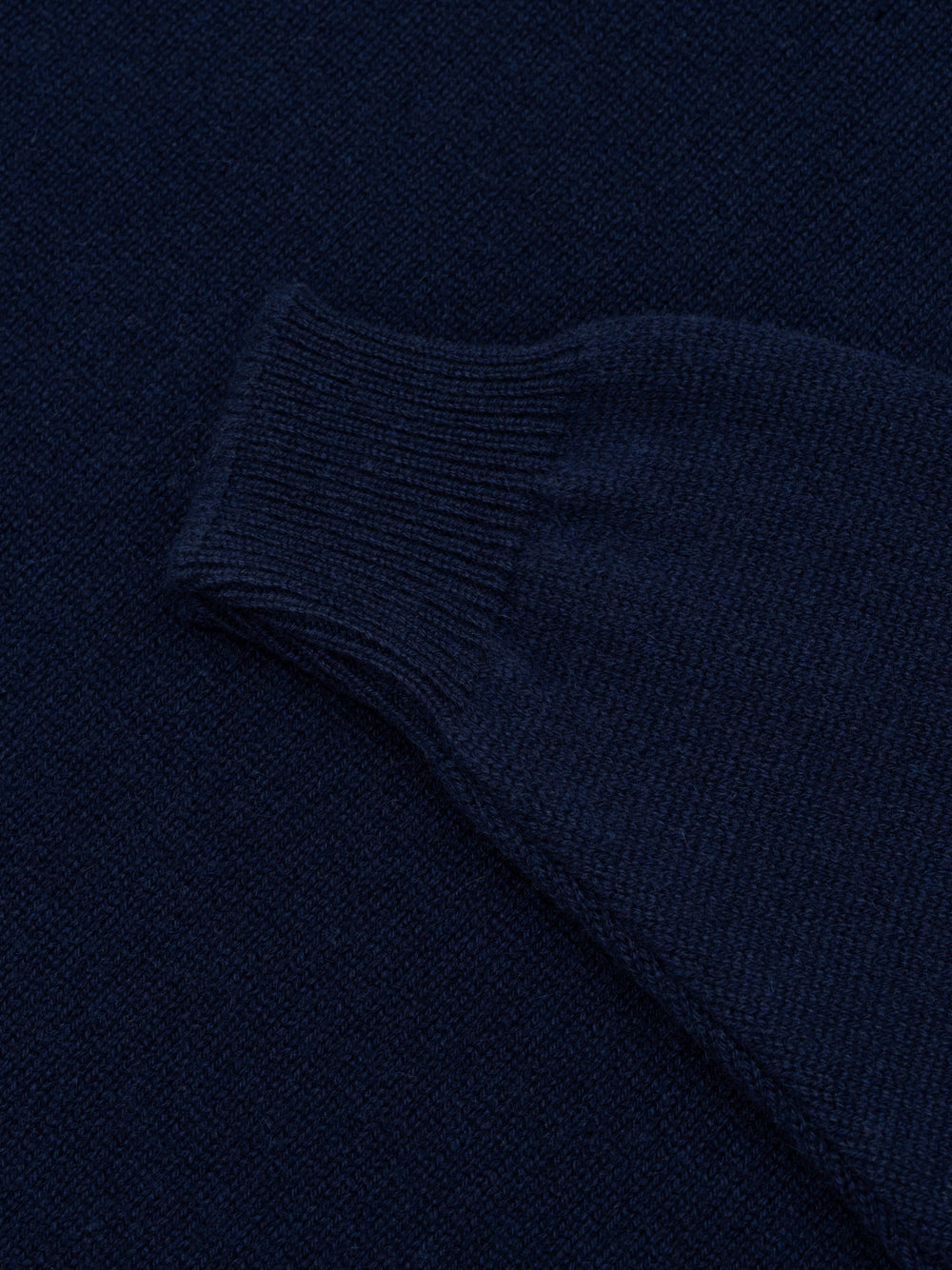 Womens Joy Slouch Cashmere Knitted Mock Neck Sweater Navy | Begg x Co