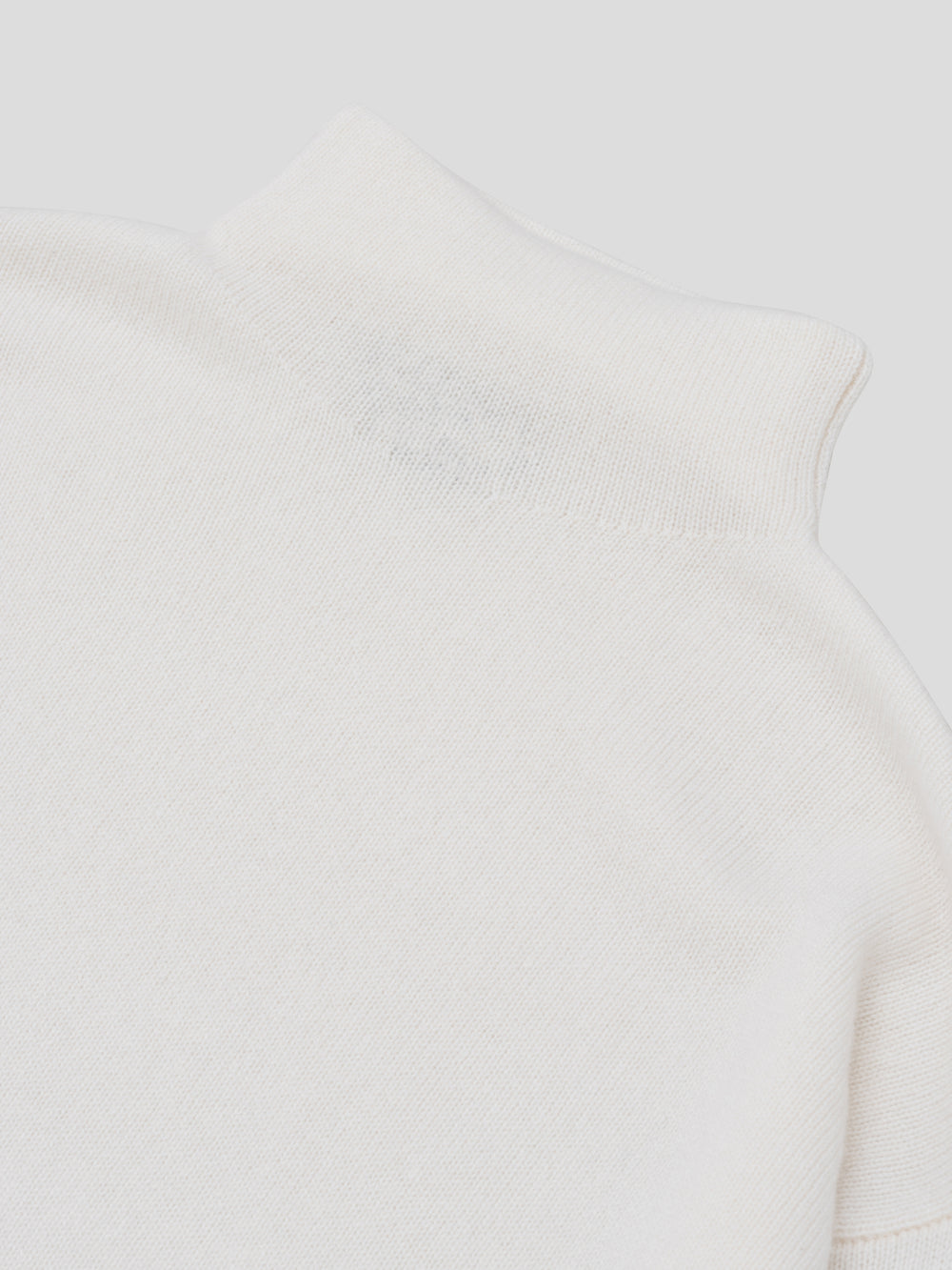 Womens Joy Slouch Cashmere Knitted Mock Neck Sweater Frost | Begg x Co