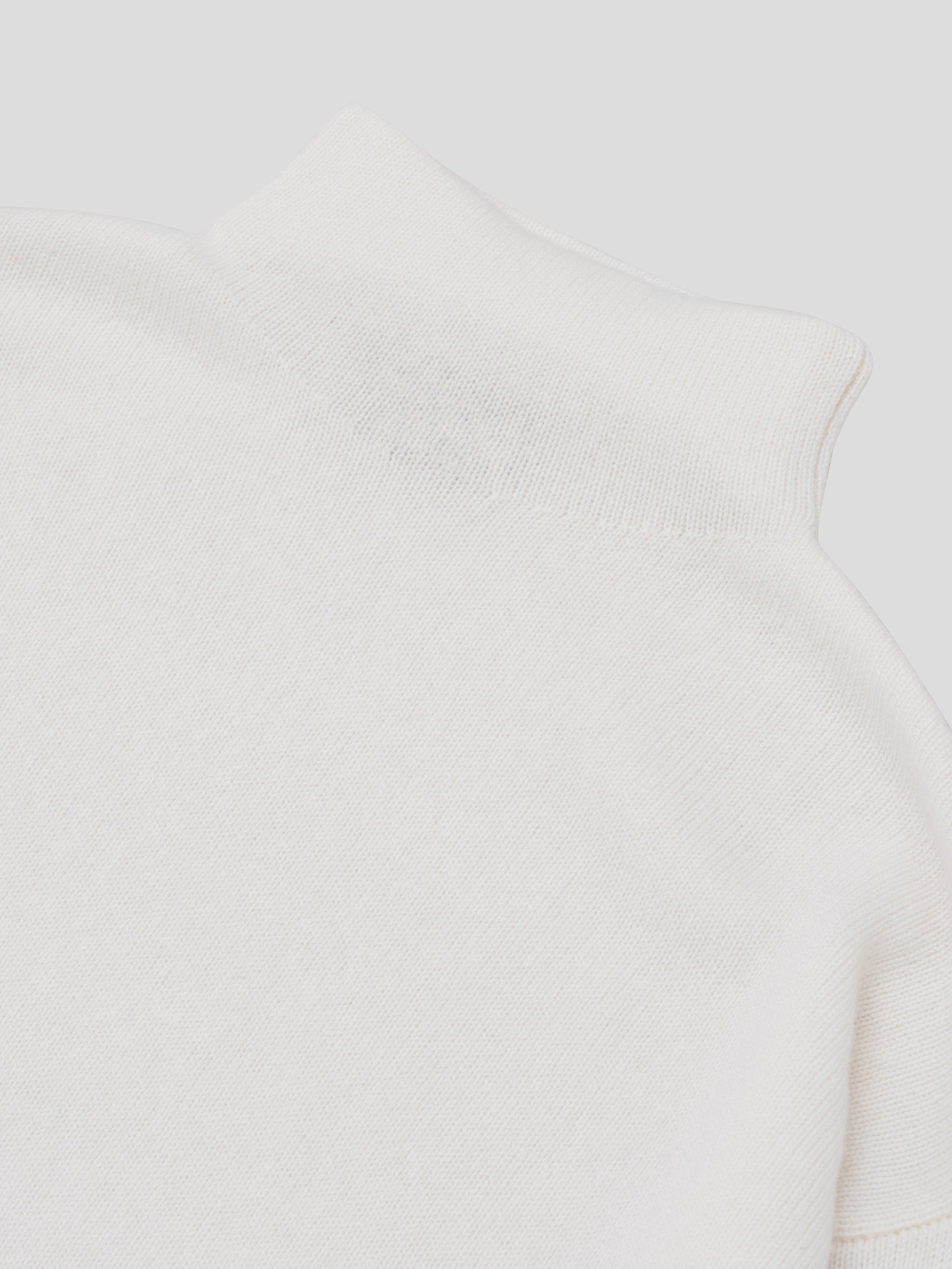 Womens Joy Slouch Cashmere Knitted Mock Neck Sweater Frost | Begg x Co