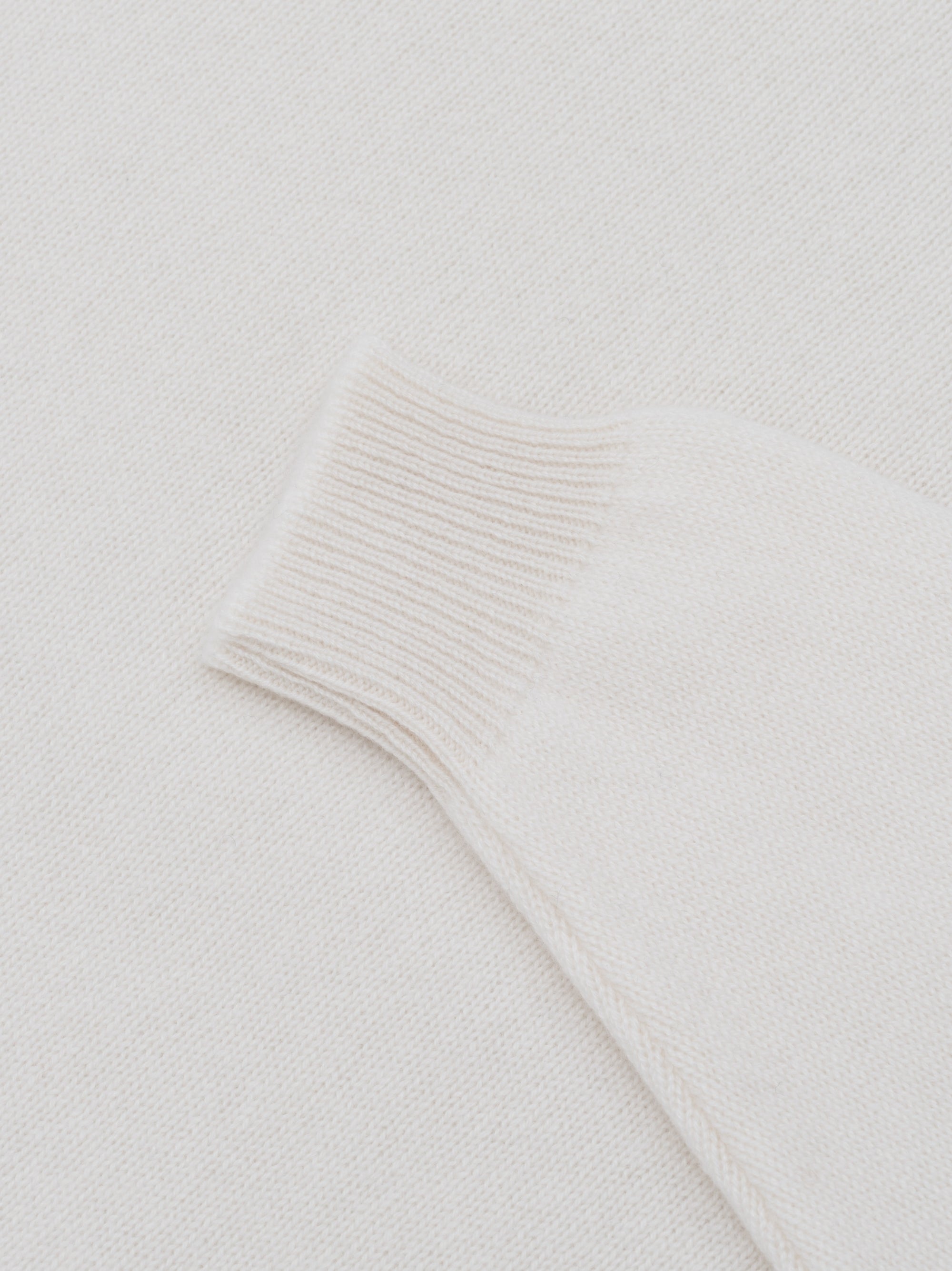 Womens Joy Slouch Cashmere Knitted Mock Neck Sweater Frost | Begg x Co