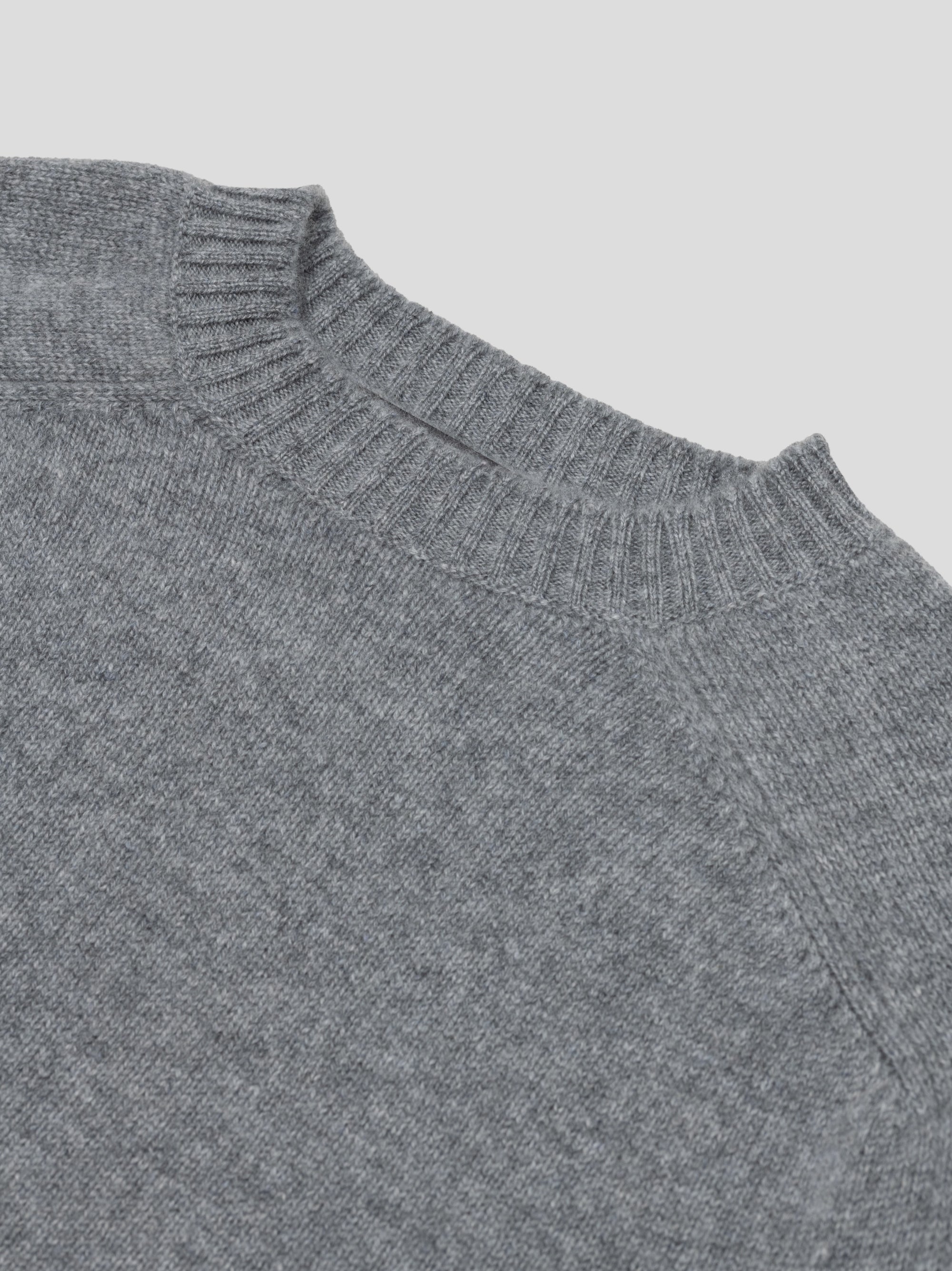 Mens Shadow Cashmere Crewneck Sweater City | Begg x Co