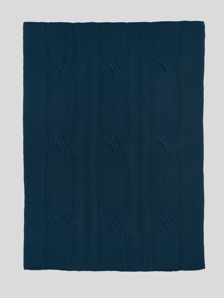 Chalet Cashmere Knitted Blanket Dusk | Begg x Co
