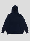 Mens Rockcliffe Cashmere Knitted Hoody Pacific | Begg x Co