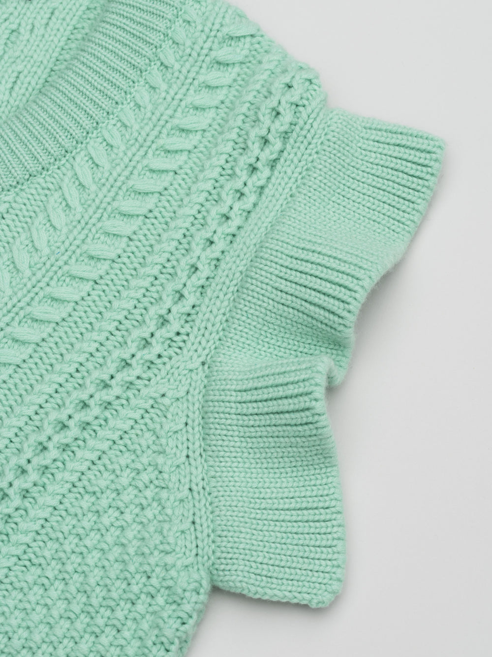 Womens Nico Cashmere Knitted Vest Mint | Begg x Co