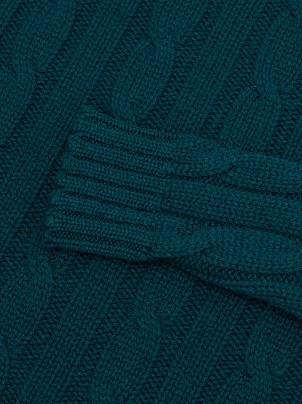 Mens Jagger Cashmere Knitted Sweater Rich Green | Begg x Co