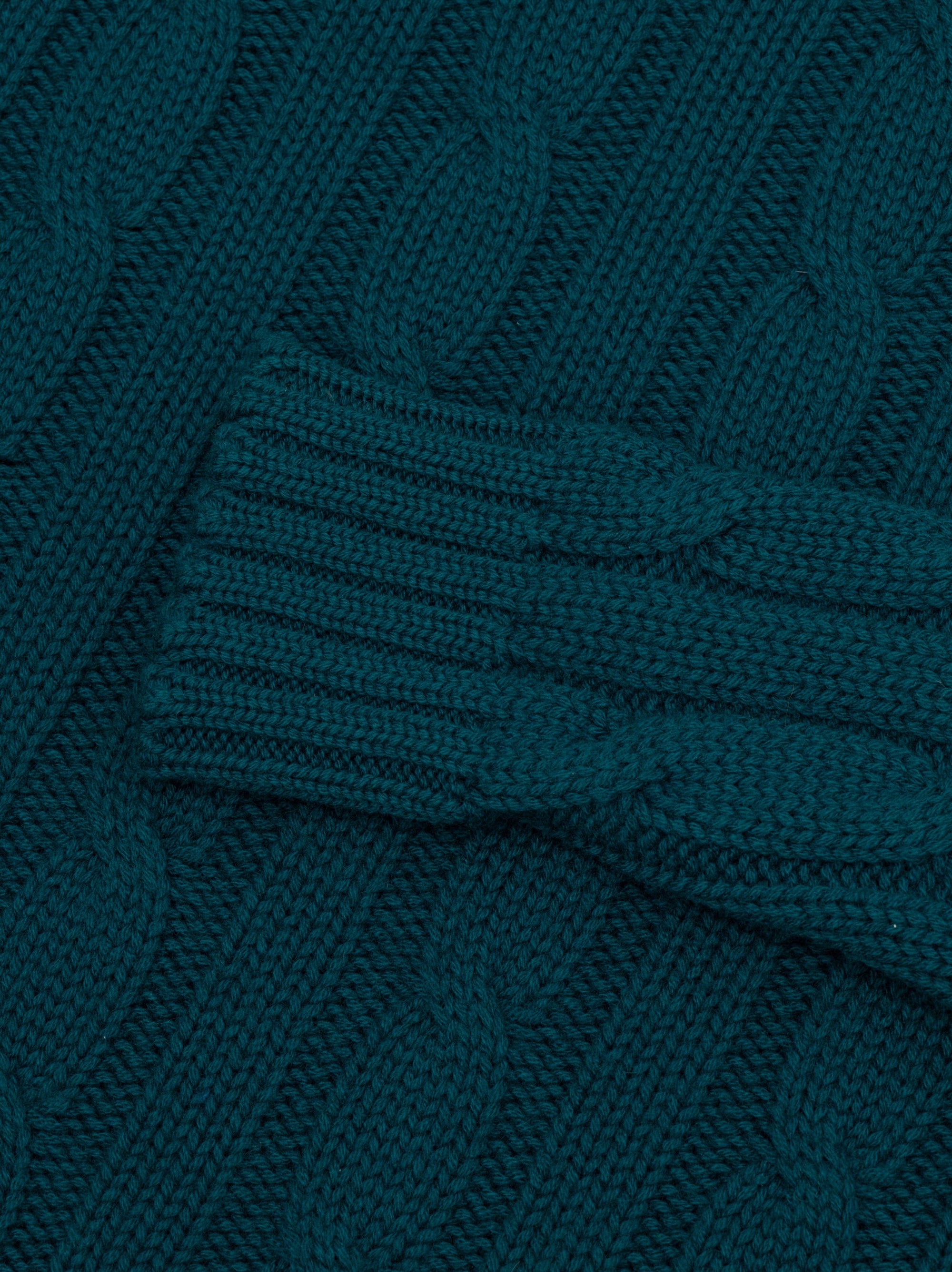 Mens Jagger Cashmere Knitted Sweater Rich Green | Begg x Co