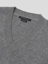 Womens Varikino V-Neck Cashmere Knitted Sweater Grey | Begg x Co