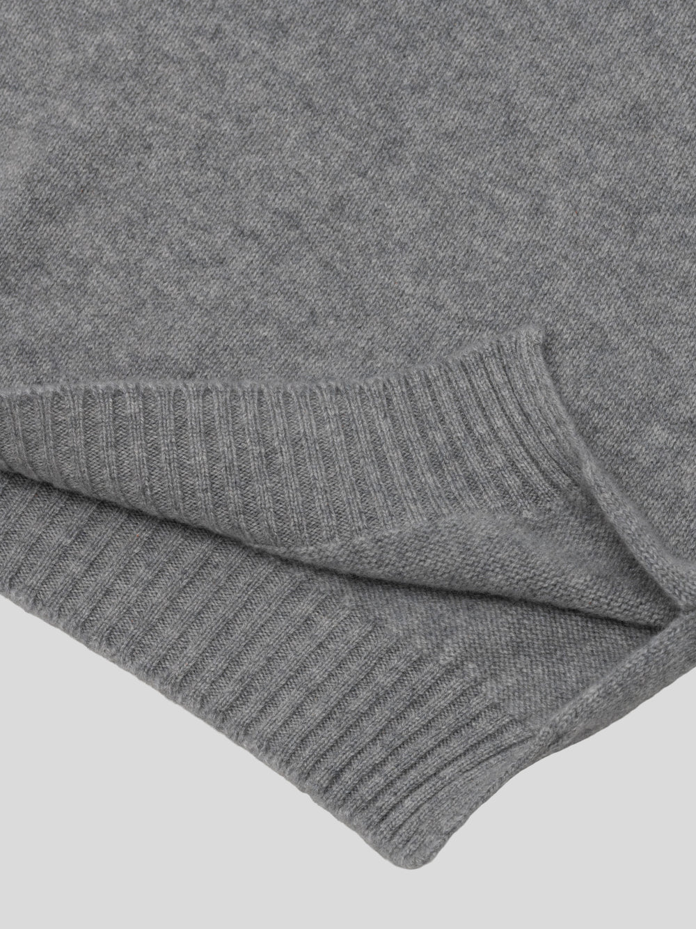Womens Varikino V-Neck Cashmere Knitted Sweater Grey | Begg x Co