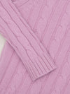 Mens Jagger Cashmere Knitted Sweater Stone Rose | Begg x Co