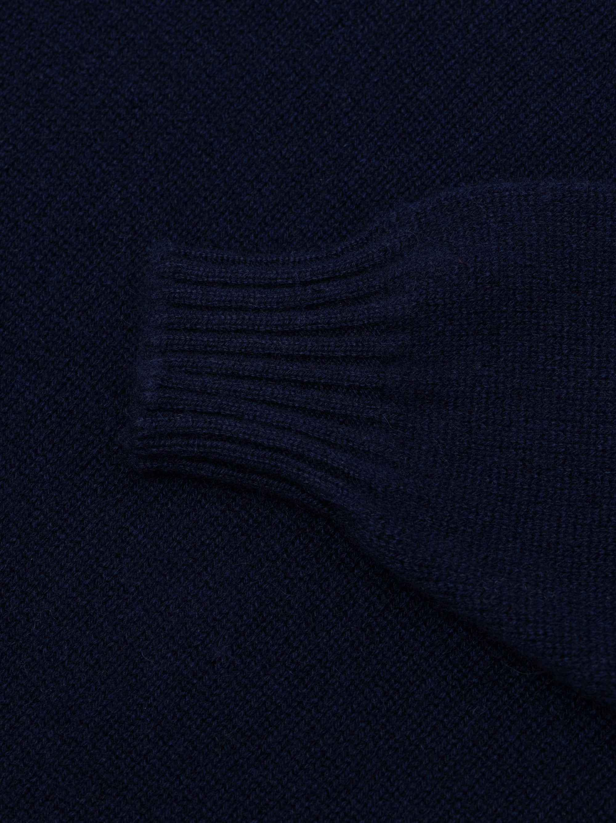 Womens Varikino V-Neck Cashmere Knitted Sweater Navy | Begg x Co