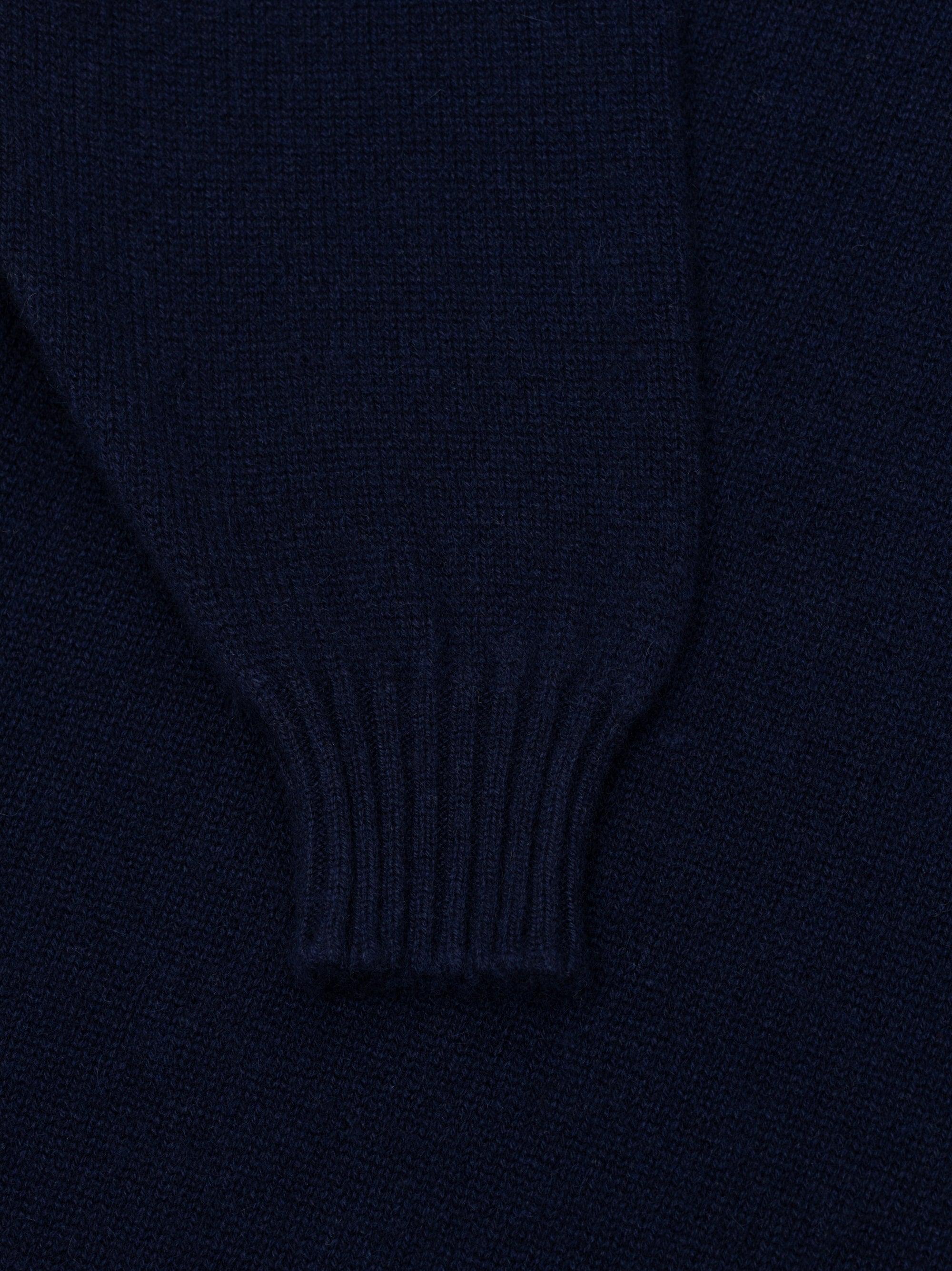 Womens Varikino V-Neck Cashmere Knitted Sweater Navy | Begg x Co