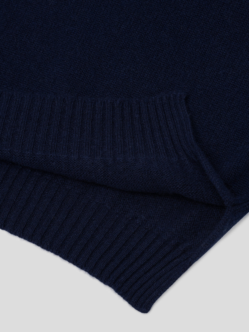 Womens Varikino V-Neck Cashmere Knitted Sweater Navy | Begg x Co