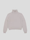 Womens Carey Cashmere Roll Collar Sweater Glacier | Begg x Co