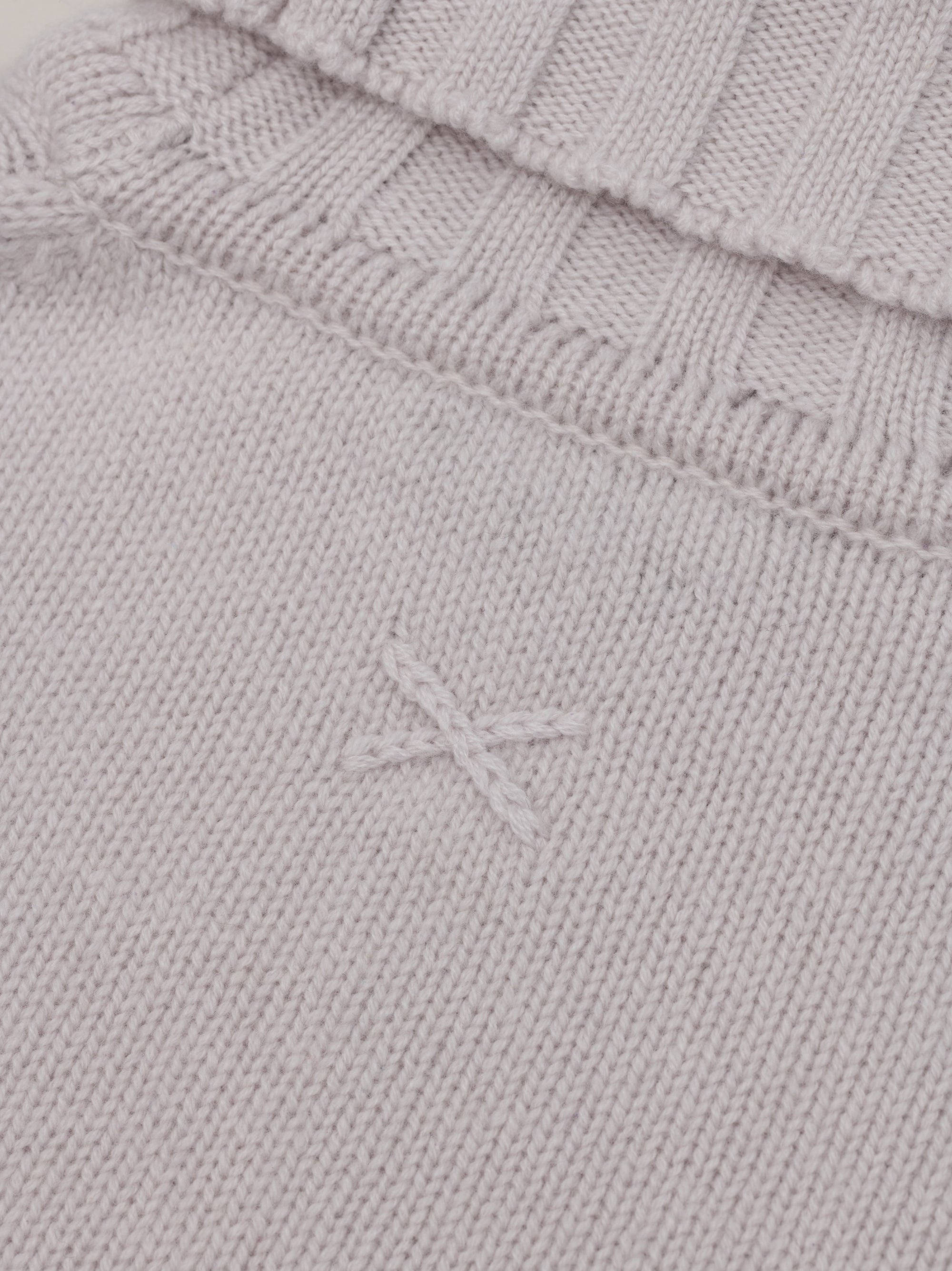 Womens Carey Cashmere Roll Collar Sweater Glacier | Begg x Co