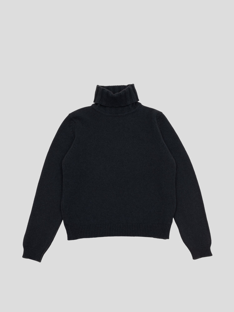 Womens Carey Cashmere Roll Collar Sweater Siberian Grey | Begg x Co