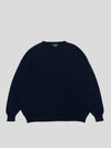 Womens Joy Slouch Cashmere Knitted Sweater Navy | Begg x Co