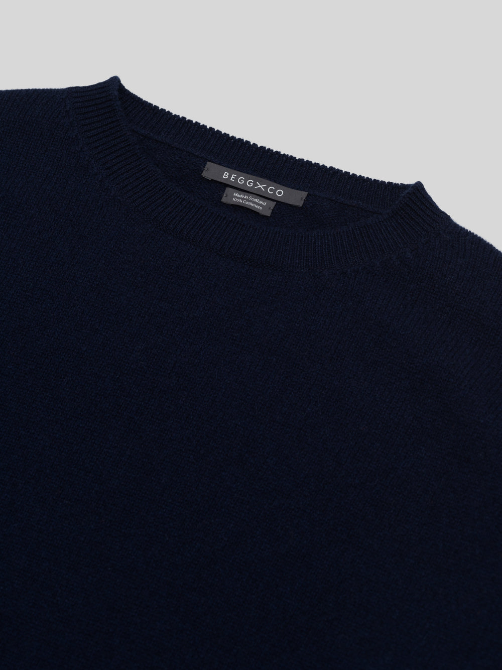 Womens Joy Slouch Cashmere Knitted Sweater Navy | Begg x Co