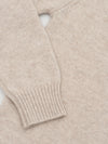 Mens Shadow Cashmere Crewneck Sweater Natural | Begg x Co