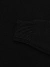 Mens Architect Crew Knitted Cashmere Sweater Black | Begg x Co