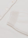 Womens Hepburn Golfer Knitted Cashmere Cardigan Frost | Begg x Co