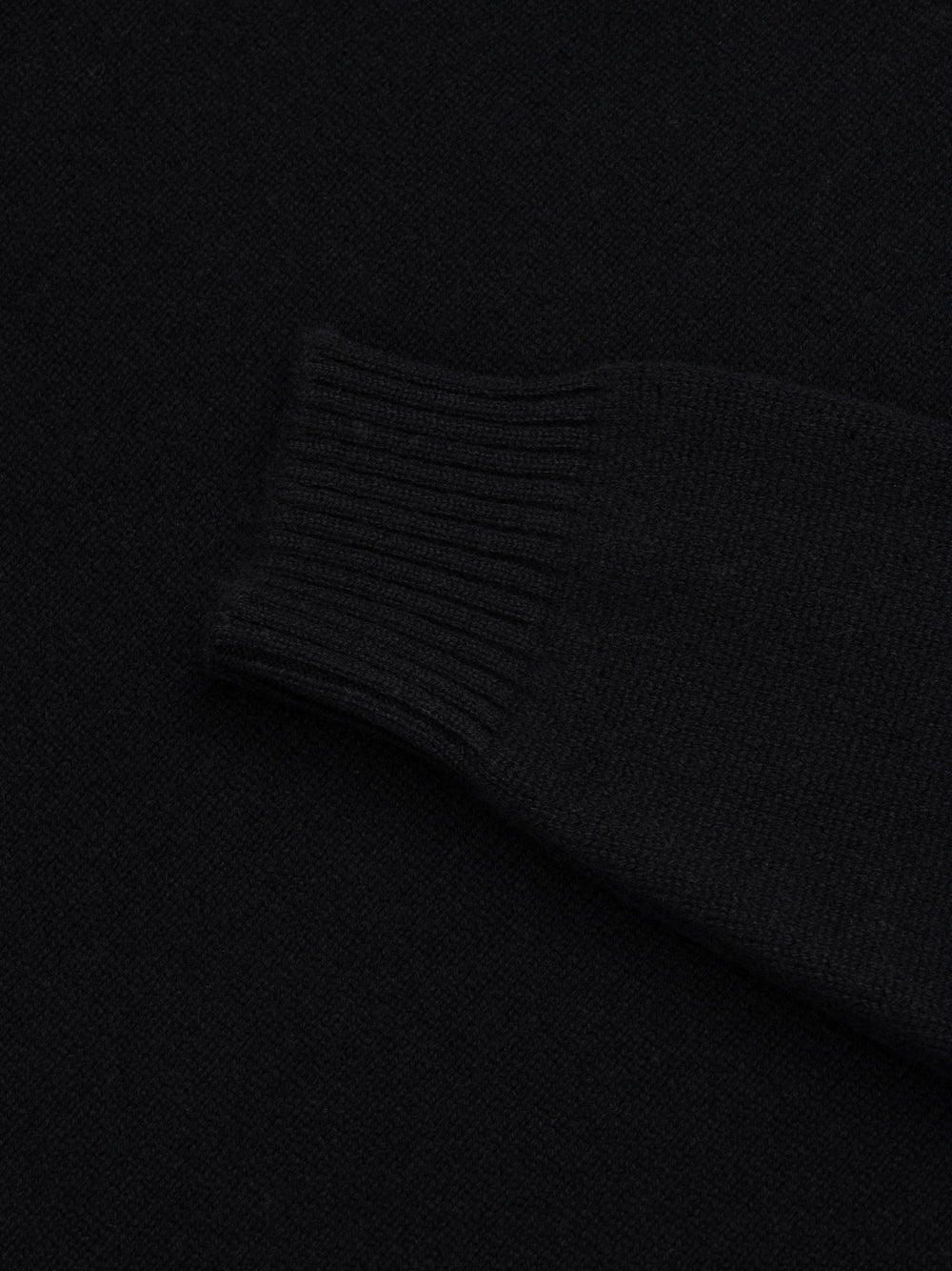 Mens Architect Roll Collar Knitted Cashmere Sweater Black | Begg x Co